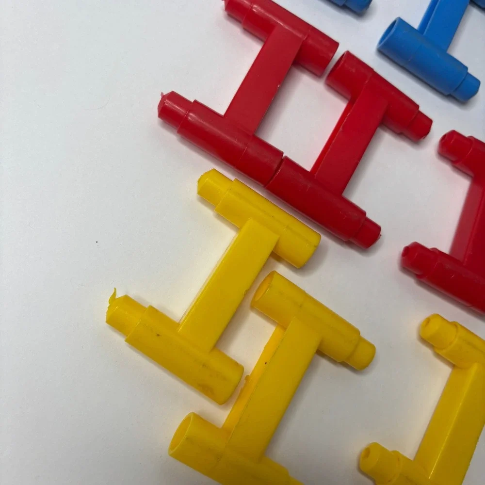 Vintage 70s Tower-ifics Building Blocks Set M-I Toys Retro Plastic Building Toy